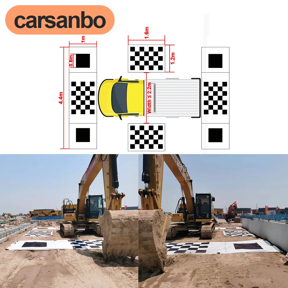 Carsanbo 3D Arround View Camera Calibration Cloth Car 360 Deg Panoramic Debugging Cloth for Vehicle with Width of 2.2m or Less
Carsanbo 3D Arround View Camera Calibration Cloth Car 360 Deg Panoramic Debugging Cloth for Vehicle with Width of 2.2m or Less