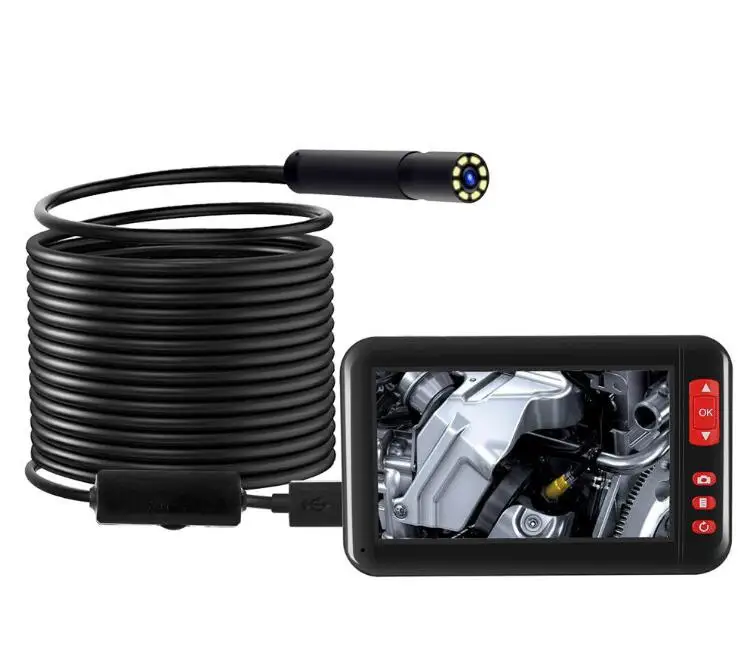 4.3Inch IPS Screen 8mm 2MP 1080P Handheld Industrial Endoscope CMOS Borescope Inspection Otoscope Camera Digital Microscope
4.3Inch IPS Screen 8mm 2MP 1080P Handheld Industrial Endoscope CMOS Borescope Inspection Otoscope Camera Digital Microscope