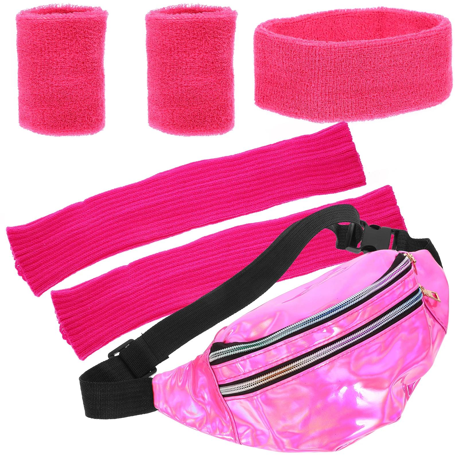 1Set 80S Style Leg Warmers Wristband Headband Fanny Pack Women Neon Sports Accessories Retro Waist Bag Knitted PU
1Set 80S Style Leg Warmers Wristband Headband Fanny Pack Women Neon Sports Accessories Retro Waist Bag Knitted PU