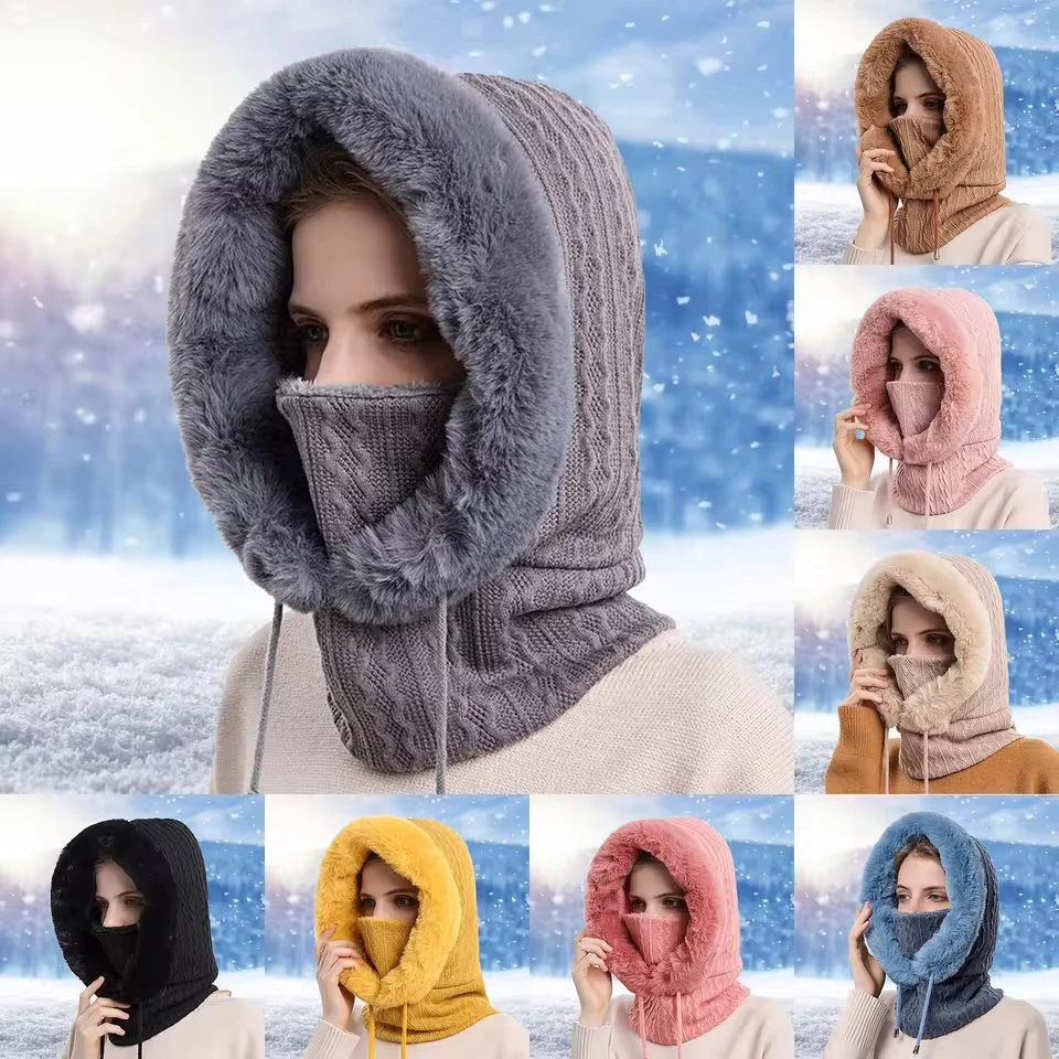 Warm Riding Women Hat Outdoor Integrated Cold-Proof Bib Cap Cold-Proof Hat Hood Ski Face Headgear Winter Hats Girls Mad Hat
Warm Riding Women Hat Outdoor Integrated Cold-Proof Bib Cap Cold-Proof Hat Hood Ski Face Headgear Winter Hats Girls Mad Hat