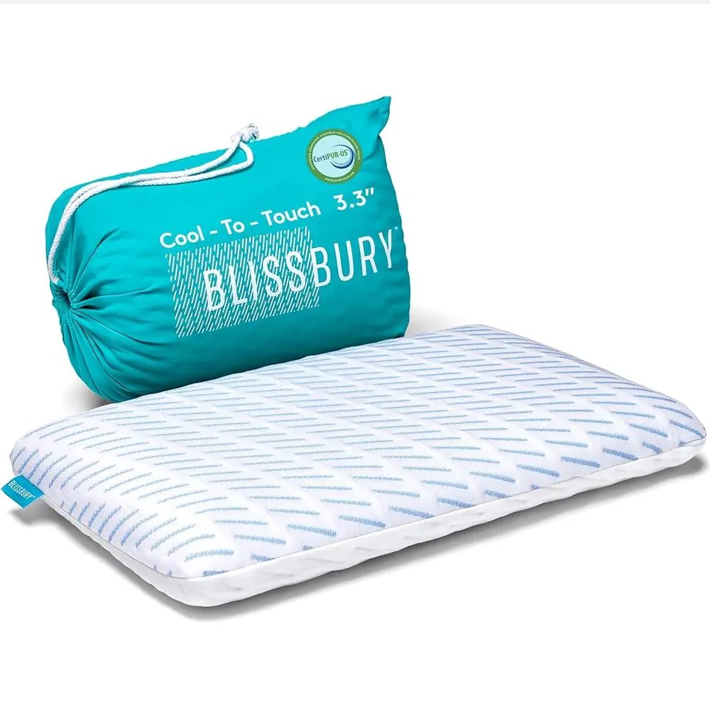 3.3 H Cooling Super Thin Pillow For Sleeping | Flat For Stomach & Ba Sleeper | Cooling Memory Foam To Provide Comfort When
3.3 H Cooling Super Thin Pillow For Sleeping | Flat For Stomach & Ba Sleeper | Cooling Memory Foam To Provide Comfort When