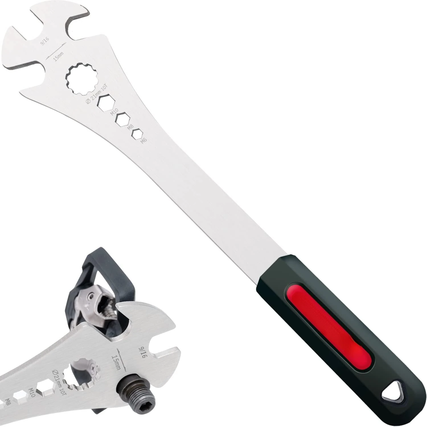 Effortless and Convenient 12.6-inch Extra Long Durable Mountain Bike Pedal Removal Spanner - Versatile Tool with Maximum Durabil
Effortless and Convenient 12.6-inch Extra Long Durable Mountain Bike Pedal Removal Spanner - Versatile Tool with Maximum Durabil