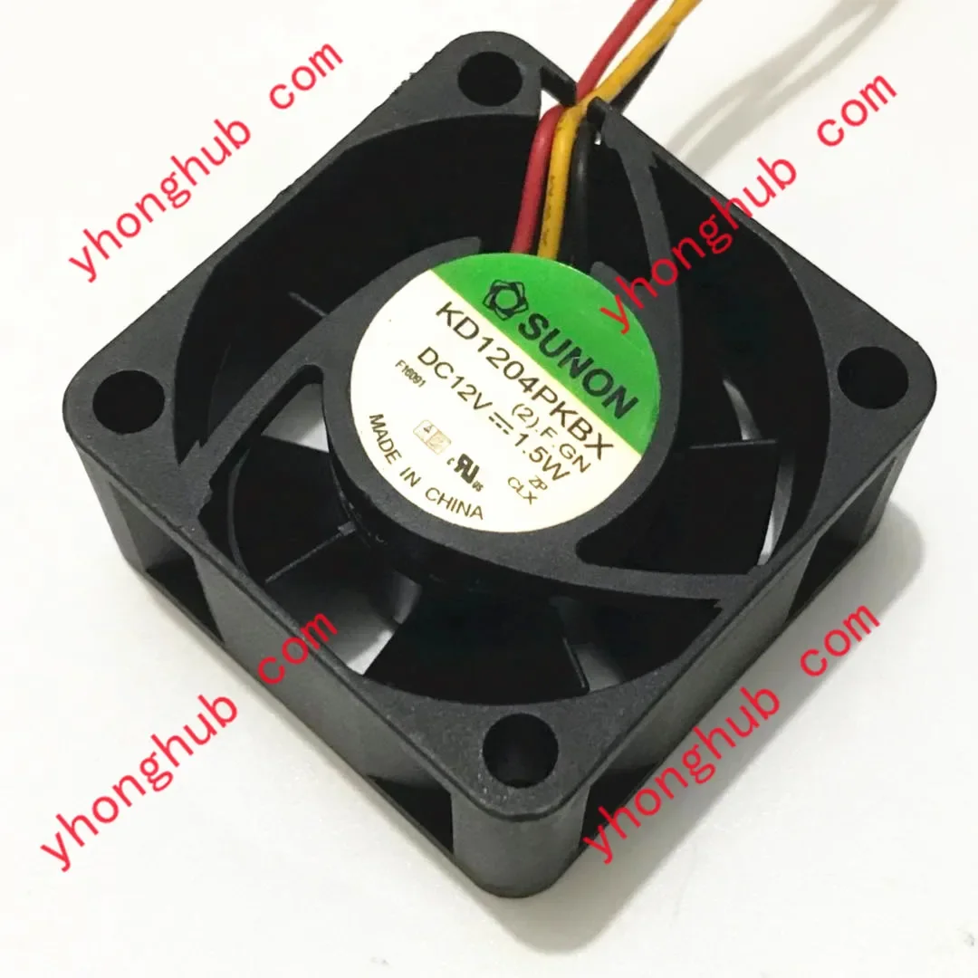 SUNON KD1204PKBX (2).F.GN DC 12V 1.5W 40x40x20mm 3-Wire Server Cooling Fan
SUNON KD1204PKBX (2).F.GN DC 12V 1.5W 40x40x20mm 3-Wire Server Cooling Fan