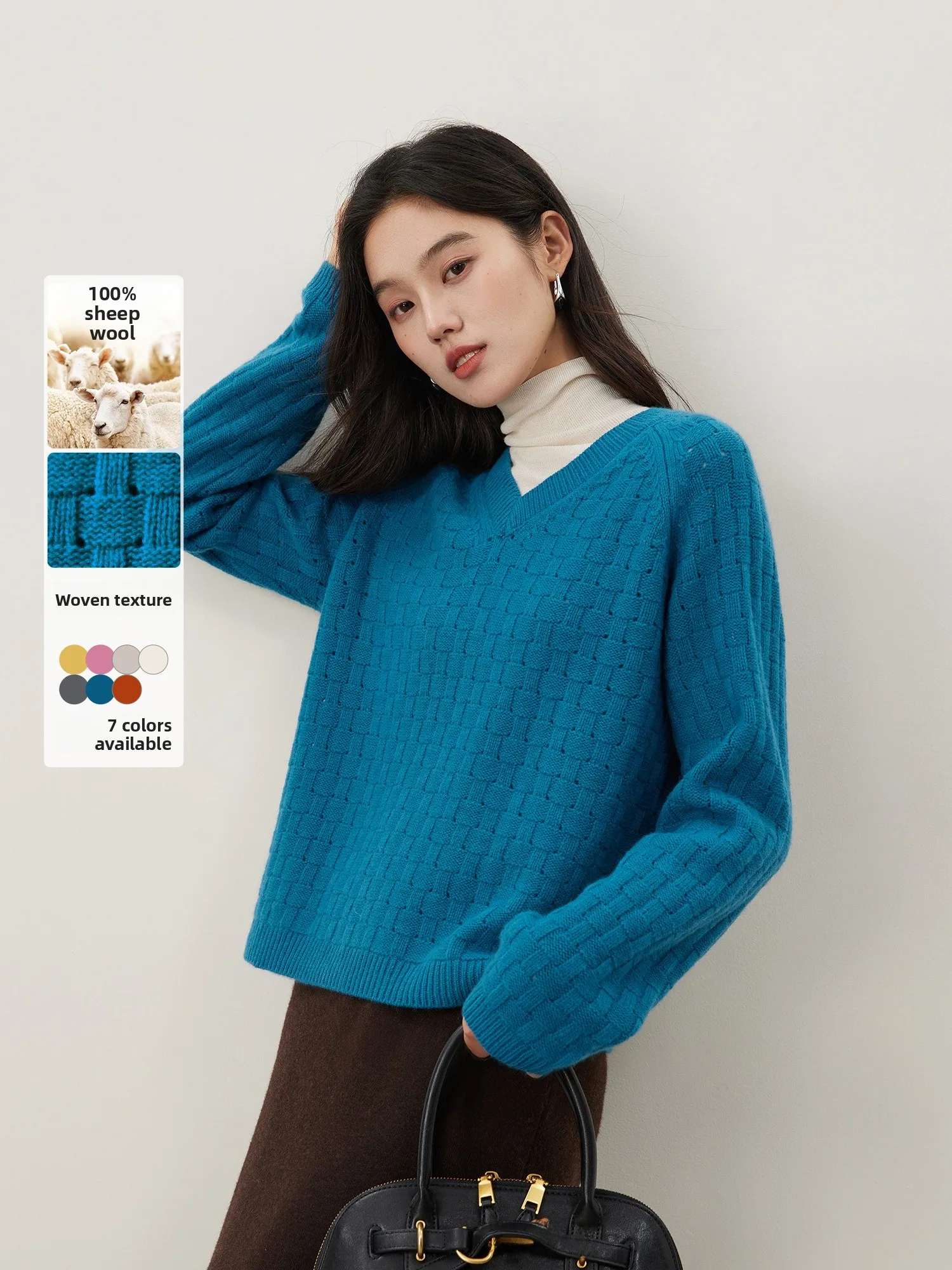 Cloud Soft Nordic Relaxation V Women's Versatile Sweater Autumn Winter Ele Casual Loose Fit
Cloud Soft Nordic Relaxation V Women's Versatile Sweater Autumn Winter Ele Casual Loose Fit