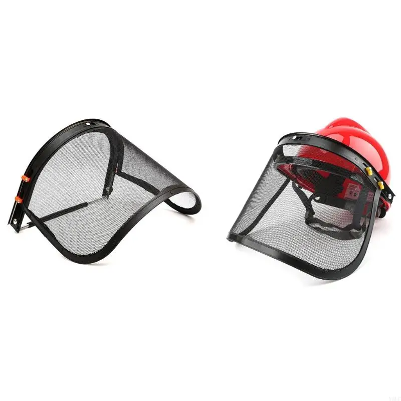 Protectors Steel Wire Visors Face Shield for Safe Garden Trimming or Logging High Strength Materials Cover
Protectors Steel Wire Visors Face Shield for Safe Garden Trimming or Logging High Strength Materials Cover