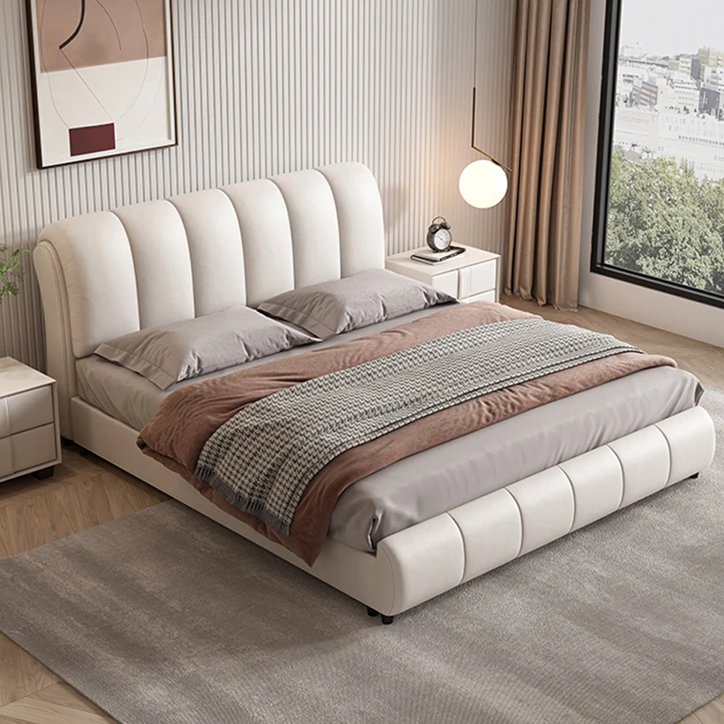 Designer Nordic Bed Bedroom Wedding Modern Aesthetics Bed Simple Light Luxury Sleeping Trendy Double Bed Lounge Suite Furniture
Designer Nordic Bed Bedroom Wedding Modern Aesthetics Bed Simple Light Luxury Sleeping Trendy Double Bed Lounge Suite Furniture