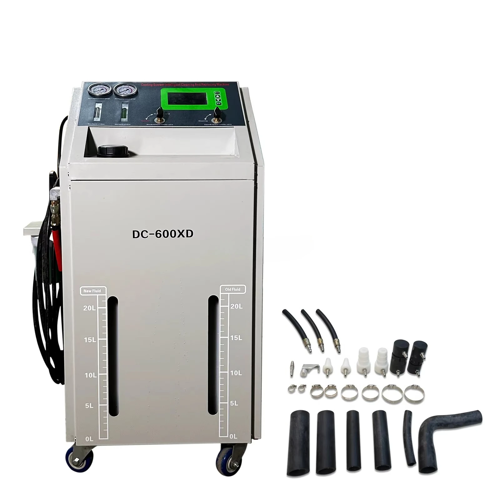 DC-600XD Cooling radiator system fluid exchange mahcine/cooling system intelligent cleaning and replacing machine
DC-600XD Cooling radiator system fluid exchange mahcine/cooling system intelligent cleaning and replacing machine