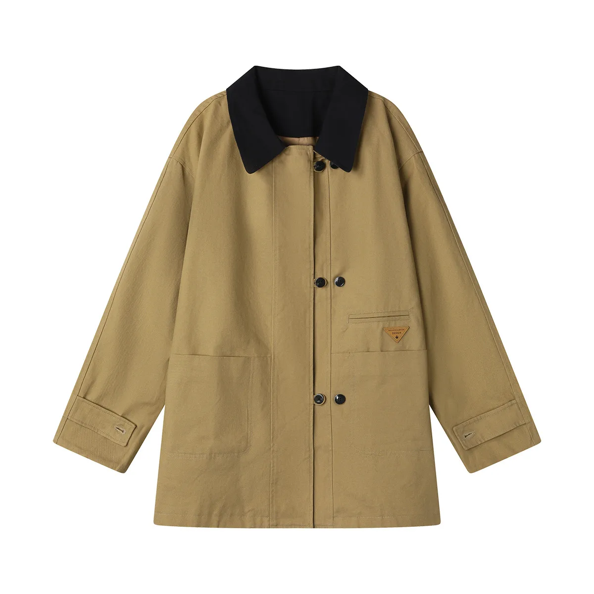 Новое поступление, стильный ретро-тренч с цветными блоками для женщин, свободная длинная и универсальная верхняя одежда для похудения, шикарная осень 2023 г.
Новое поступление, стильный ретро-тренч с цветными блоками для женщин, свободная длинная и универсальная верхняя одежда для похудения, шикарная осень 2023 г.