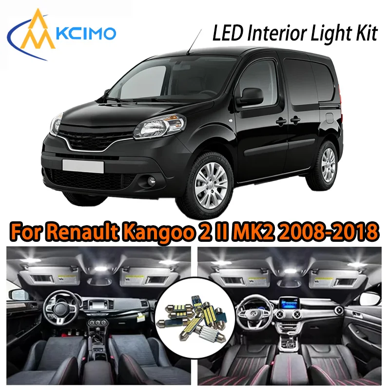 KCIMO For Renault Kangoo 2 II MK2 2008-2018 Premium LED Interior Kit - 2 Colors , Quick Installation, Long-Lasting
KCIMO For Renault Kangoo 2 II MK2 2008-2018 Premium LED Interior Kit - 2 Colors , Quick Installation, Long-Lasting