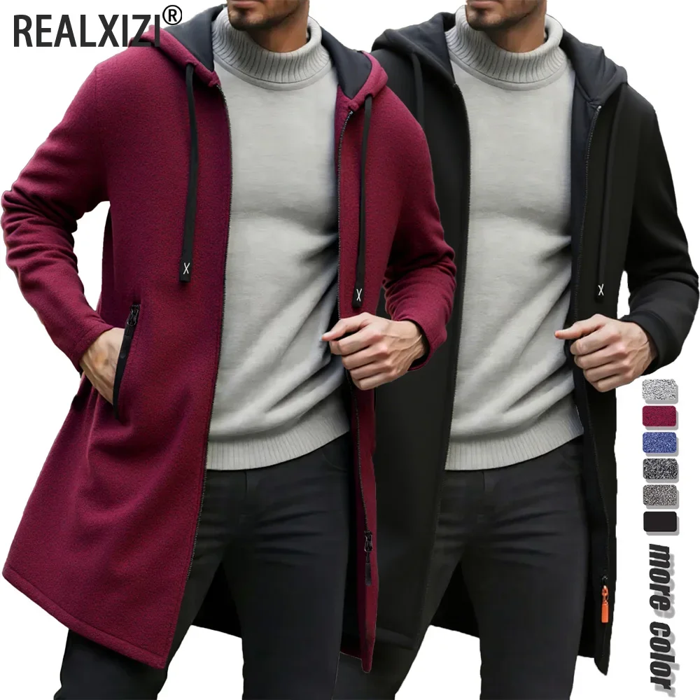 Новая уличная одежда, весенне-осенние мужские длинные куртки с капюшоном, однотонные повседневные толстовки с длинными рукавами, верхняя одежда, куртка с капюшоном на молнии, пальто
Новая уличная одежда, весенне-осенние мужские длинные куртки с капюшоном, однотонные повседневные толстовки с длинными рукавами, верхняя одежда, куртка с капюшоном на молнии, пальто