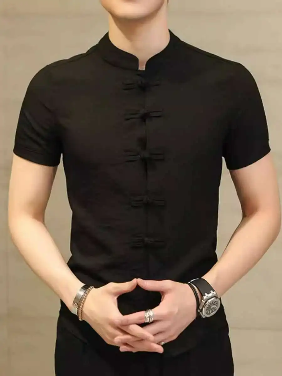 Summer New Sle Men's Slim Fit Pure Color Button up ort Sve irt Korean Version Casual irt Spring Collection
Summer New Sle Men's Slim Fit Pure Color Button up ort Sve irt Korean Version Casual irt Spring Collection