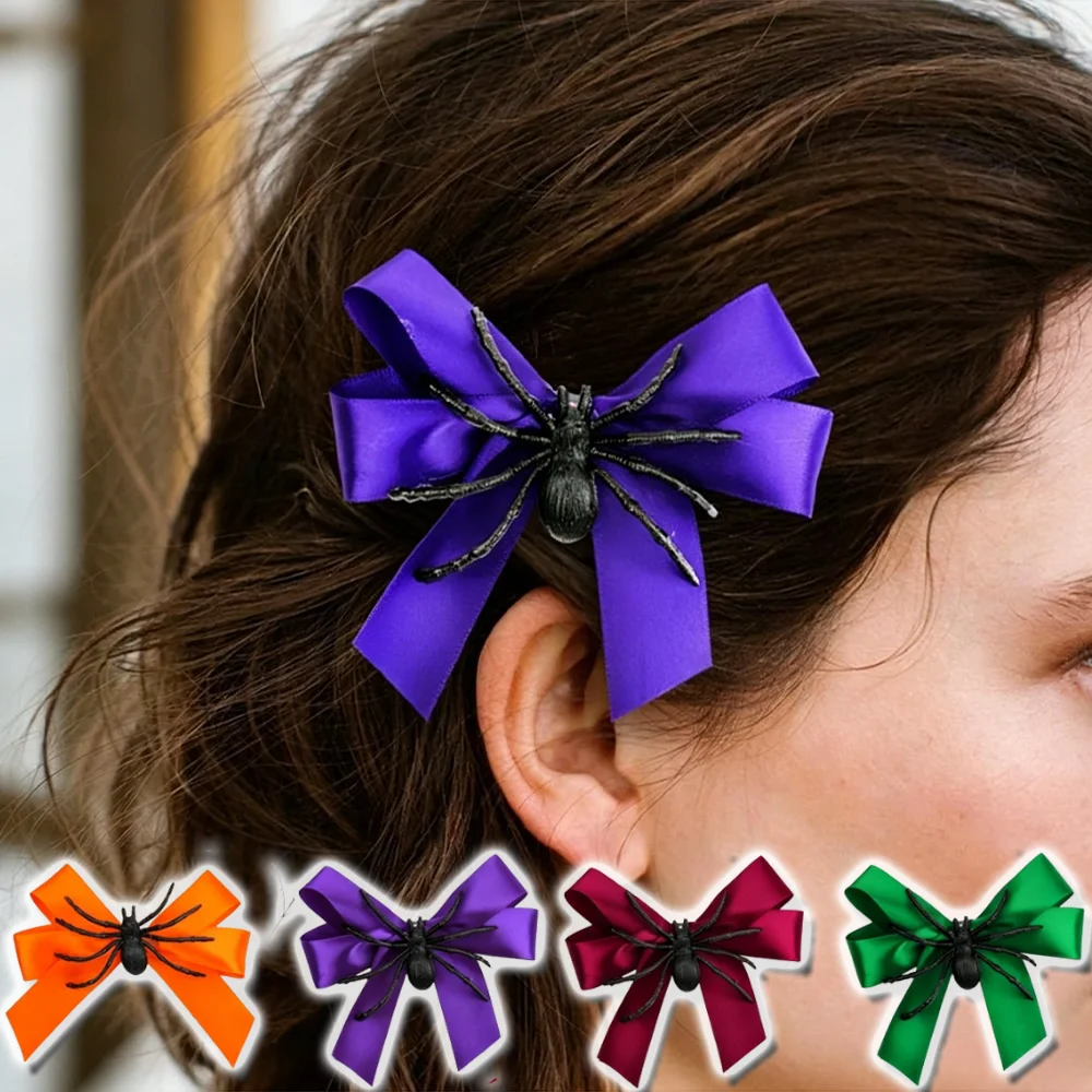 Halloween Unique Cute Spider Bow Hair Clip Side Bangs Accessory for Cosplay Party Costume Decoration Gift Set
Halloween Unique Cute Spider Bow Hair Clip Side Bangs Accessory for Cosplay Party Costume Decoration Gift Set