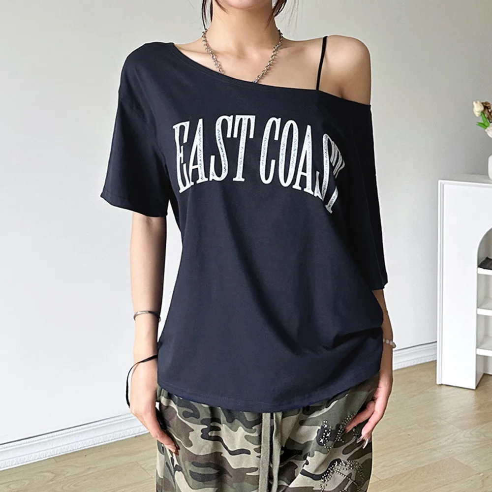Trendy 2024 Womens Summer Short Sleeve Crop Top Tshirt Korean Street Fashion Alphabet Graphic Print Casual Streetwear Tee Sexy
Trendy 2024 Womens Summer Short Sleeve Crop Top Tshirt Korean Street Fashion Alphabet Graphic Print Casual Streetwear Tee Sexy