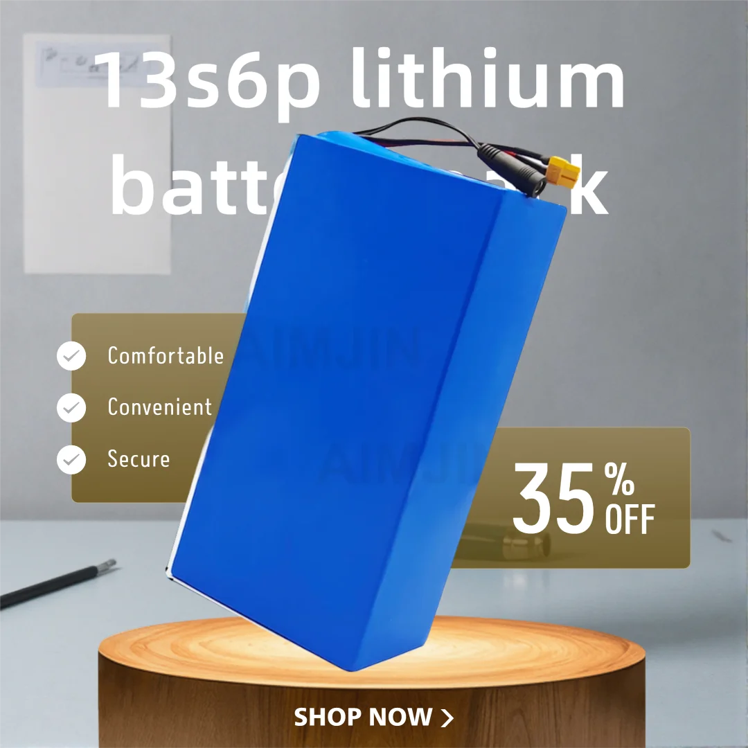Brand new 48V 24Ah 13s6p lithium battery pack 48v 24000mAh 2000W for Citycoco electric scooter battery built in BMS
Brand new 48V 24Ah 13s6p lithium battery pack 48v 24000mAh 2000W for Citycoco electric scooter battery built in BMS