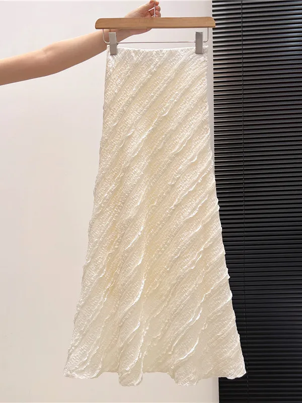 Elegant Lace Trim Fish Tail Skirt mid Length Wrap around Women's Summer 2026 Slimming High Waist Polka Dot Polyester Fiber
Elegant Lace Trim Fish Tail Skirt mid Length Wrap around Women's Summer 2026 Slimming High Waist Polka Dot Polyester Fiber