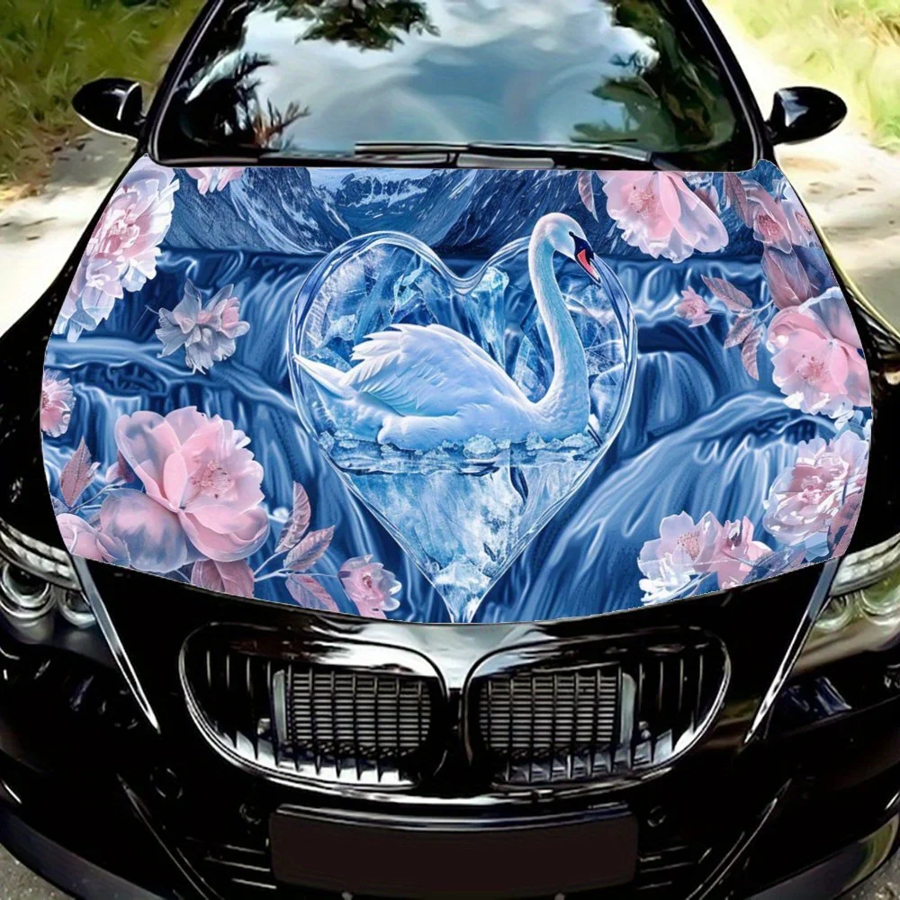 Pink - flower Gentle - wave Swan Print Car hood stickers, waterproof self-adhesive car vinyl stickers, car decoration protection
Pink - flower Gentle - wave Swan Print Car hood stickers, waterproof self-adhesive car vinyl stickers, car decoration protection