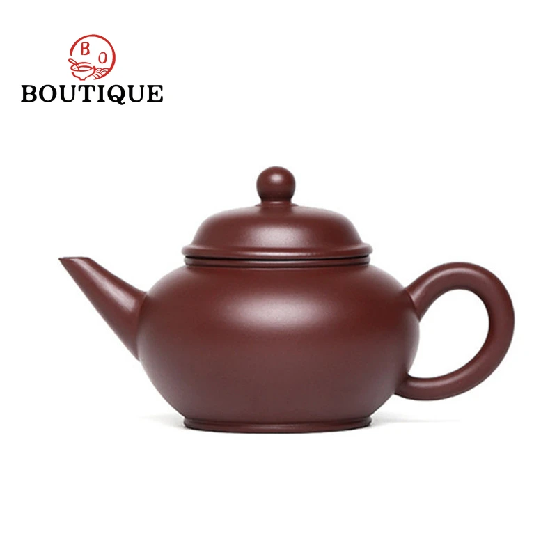 190ml Chinese Yixing Purple Clay Teapot Handmade Zhu Mud Beauty Tea Pot Zisha Filter Tea Maker Customized Teaware Gifts
190ml Chinese Yixing Purple Clay Teapot Handmade Zhu Mud Beauty Tea Pot Zisha Filter Tea Maker Customized Teaware Gifts