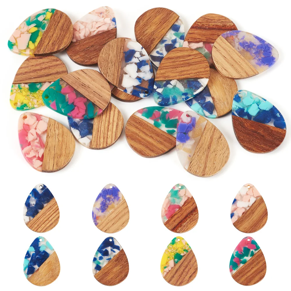 1Set Teardrop Resin Walnut Wood Pendants Heart Round Geometry Wooden Earrings Charm for Fashion Jewelry Making Necklace Supplies
1Set Teardrop Resin Walnut Wood Pendants Heart Round Geometry Wooden Earrings Charm for Fashion Jewelry Making Necklace Supplies