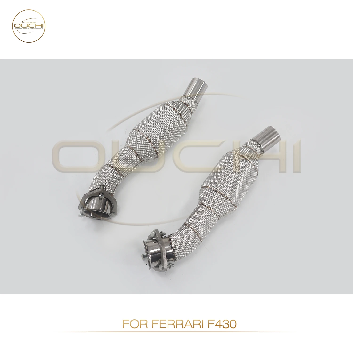 OUCHI Factory Direct Sales Downpipe for Ferrari F430 SS304 Exhaust With Heat Shield Easy Install Customization Auto Parts
OUCHI Factory Direct Sales Downpipe for Ferrari F430 SS304 Exhaust With Heat Shield Easy Install Customization Auto Parts