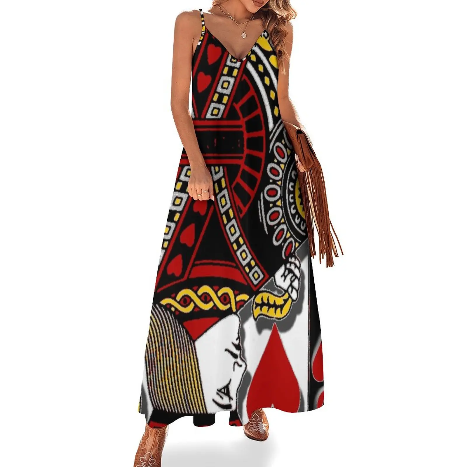 jack of hearts Sleeveless Long Dress dresses for women 2025 dresses korean style Dress
jack of hearts Sleeveless Long Dress dresses for women 2025 dresses korean style Dress