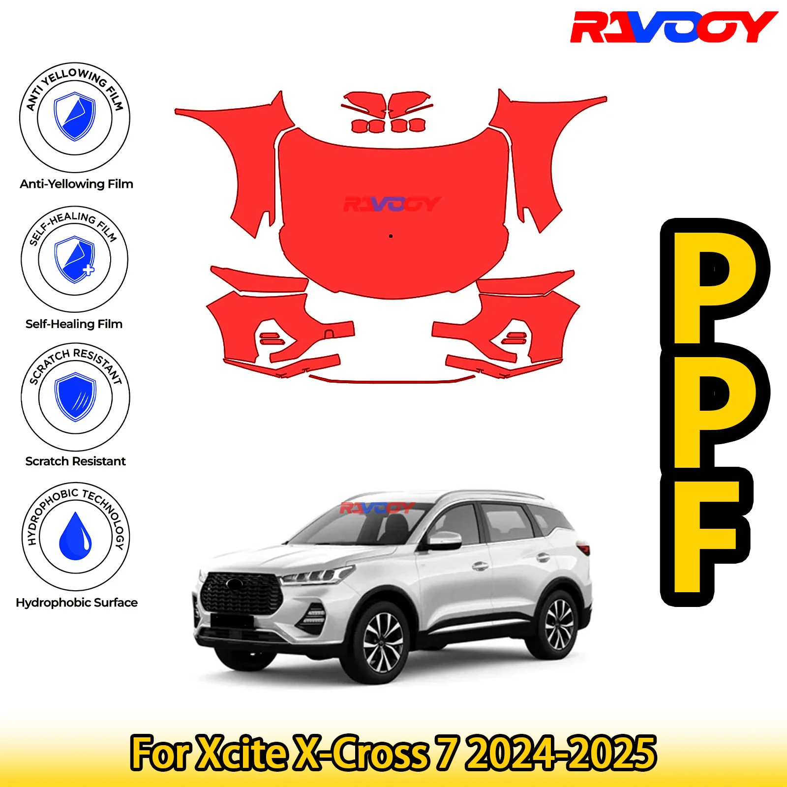 For Xcite X-Cross 7 2024-2025 Glossy Matte Black Precut front PPF Kit Paint Protection Film
For Xcite X-Cross 7 2024-2025 Glossy Matte Black Precut front PPF Kit Paint Protection Film