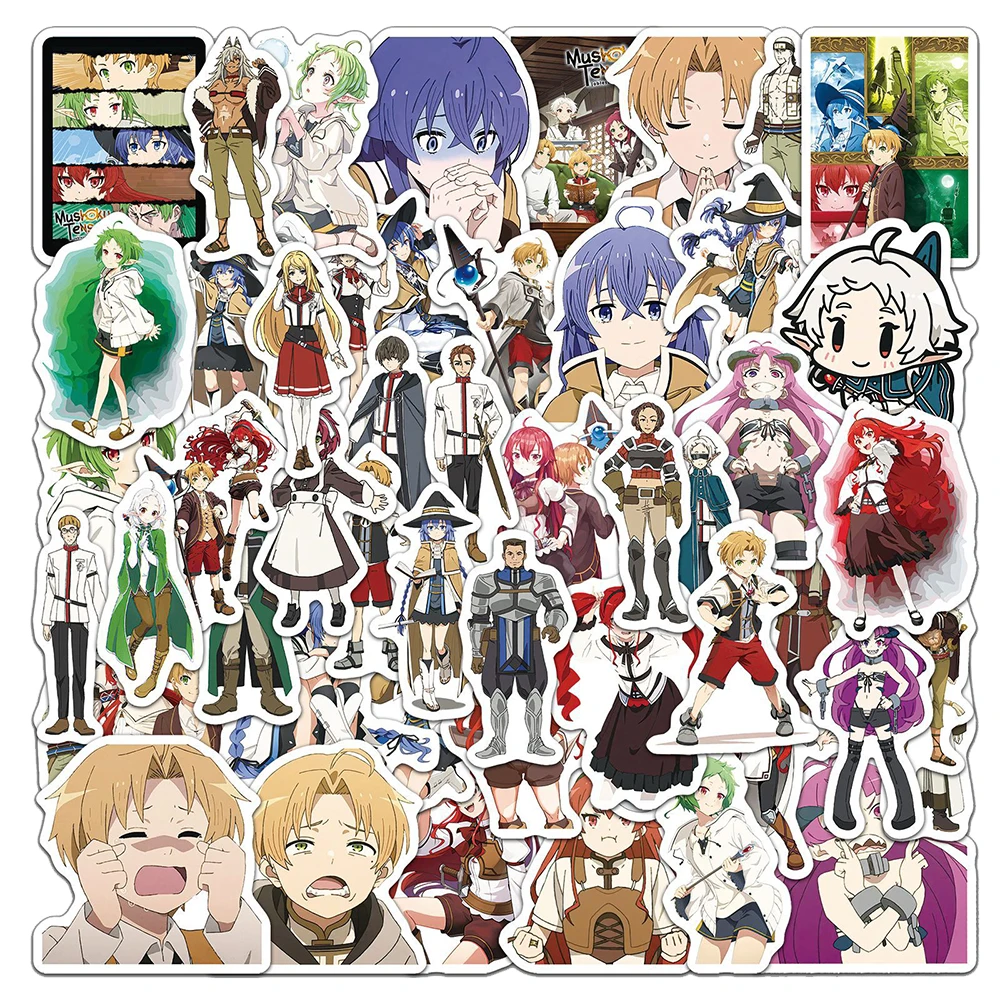 10/30/50pcs Mushoku Tensei:Jobless Reincarnation Stickers Funny Anime Sticker Notebook Suitcase Phone Cute Cartoon Decals Pack
10/30/50pcs Mushoku Tensei:Jobless Reincarnation Stickers Funny Anime Sticker Notebook Suitcase Phone Cute Cartoon Decals Pack