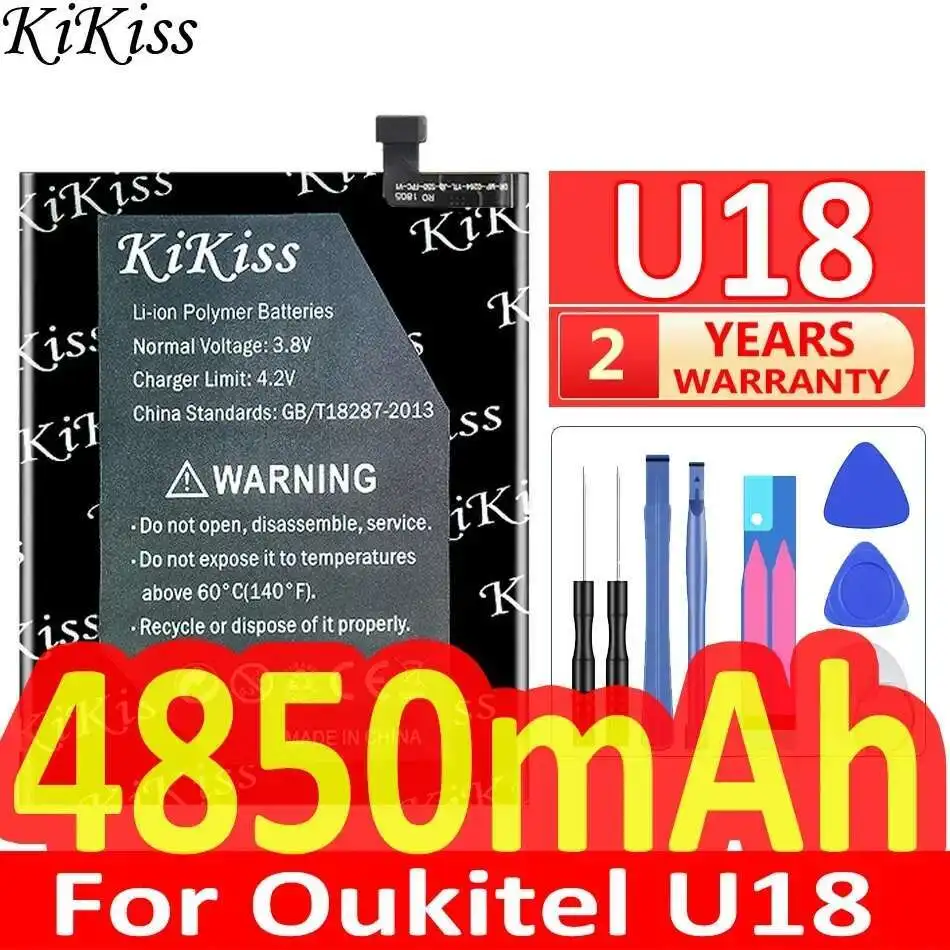 4850 мАч безопасный долговечный аккумулятор для мобильного телефона Oukitel U18
4850 мАч безопасный долговечный аккумулятор для мобильного телефона Oukitel U18