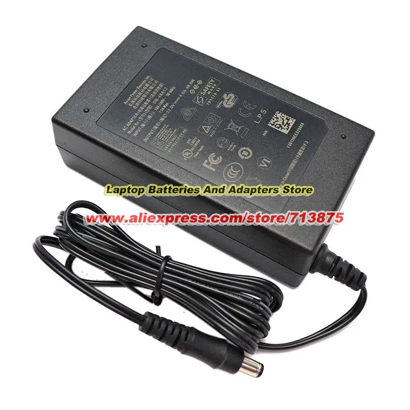 Genuine DB-48A12 AC Adapter for APD 12V 4A 48W Power Supply With 5.5x2.5mm Tip Power Adapter Charger
Genuine DB-48A12 AC Adapter for APD 12V 4A 48W Power Supply With 5.5x2.5mm Tip Power Adapter Charger