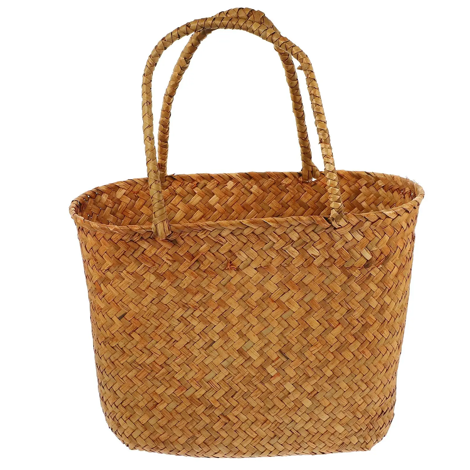 Picnic Basket Props Kids Mini Woven Food Storage Orange Color Handle Outdoor Camping Home Use Straw Handmade
Picnic Basket Props Kids Mini Woven Food Storage Orange Color Handle Outdoor Camping Home Use Straw Handmade