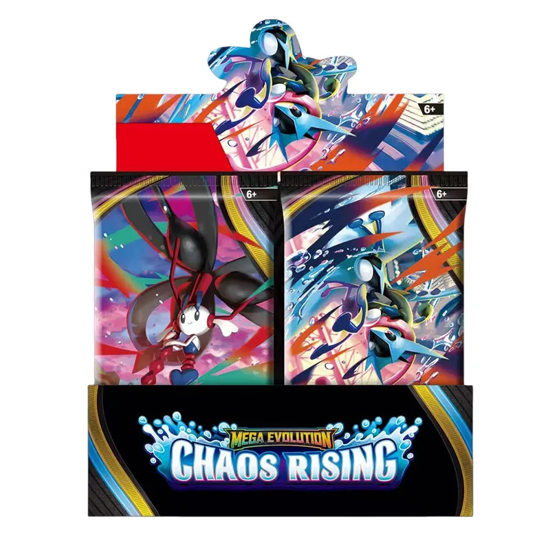 English New Pokémon TCG: Mega Evolution Chaos Rising Booster Box Pokemon card
English New Pokémon TCG: Mega Evolution Chaos Rising Booster Box Pokemon card