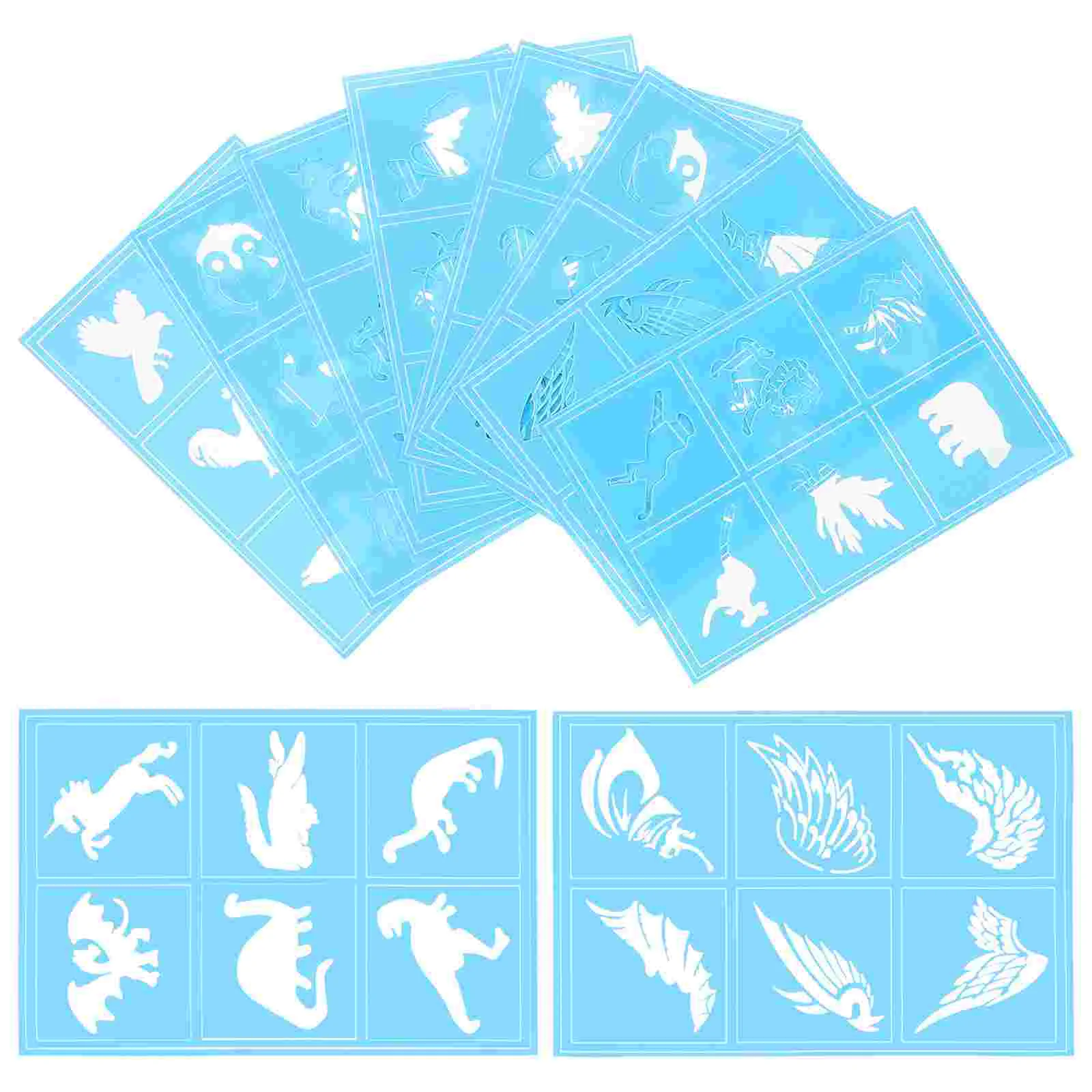Stencils Children's Tattoo Template Painted for Painting Face Reusable Templates
Stencils Children's Tattoo Template Painted for Painting Face Reusable Templates