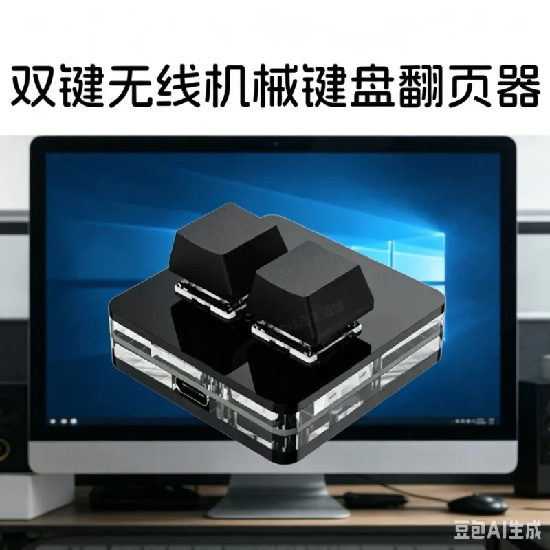 Two-key Wireless Mechanical Keyboard Black and White Two-color Simple Modern Page Flipper Compatible Multi-key Mini Keyboard
Two-key Wireless Mechanical Keyboard Black and White Two-color Simple Modern Page Flipper Compatible Multi-key Mini Keyboard