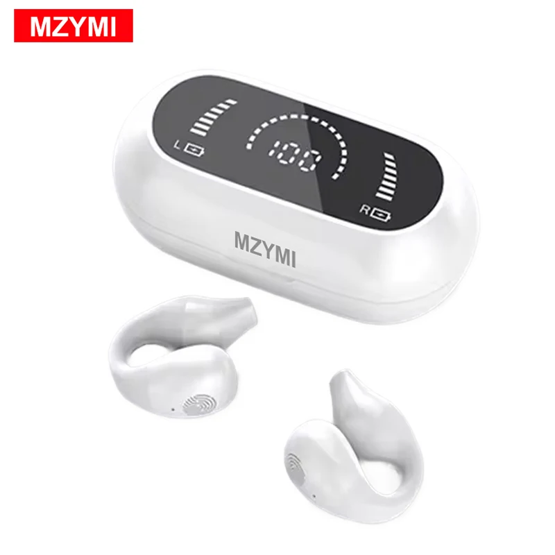 MZYMI S03 Wireless Bluetooth Headset 5.3 Earclip Sports Headphones with Mic Earhook High Power E-sports Earphones with Screen
MZYMI S03 Wireless Bluetooth Headset 5.3 Earclip Sports Headphones with Mic Earhook High Power E-sports Earphones with Screen