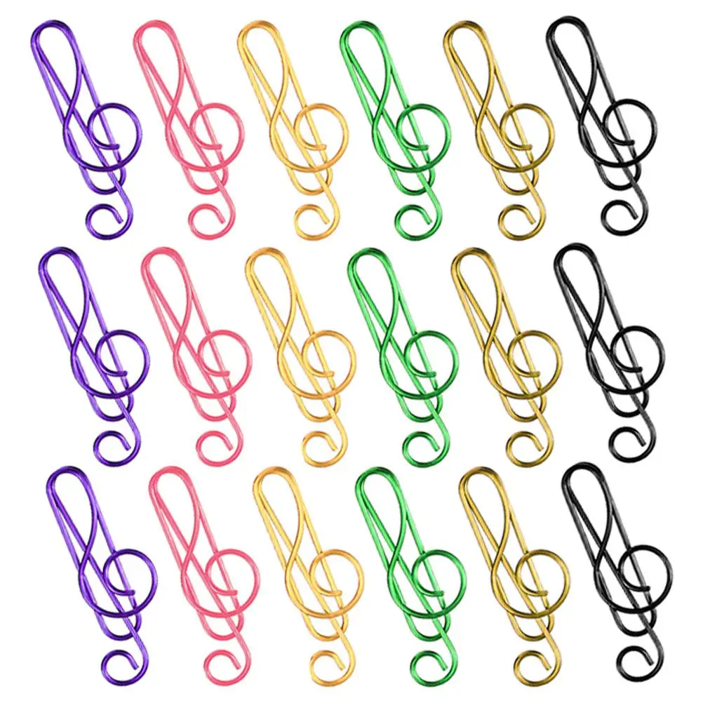 85 Pcs Colored Paper Clips Multicolor Notes Assorted Office Supplies Metal Stationery Music Shaped Sturdy Long Life
85 Pcs Colored Paper Clips Multicolor Notes Assorted Office Supplies Metal Stationery Music Shaped Sturdy Long Life