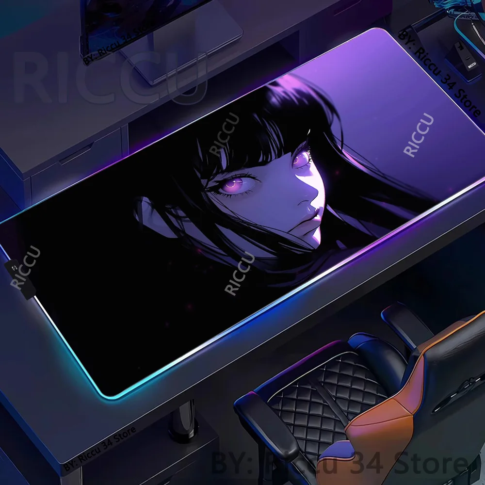 RGB Dark Anime Office Mousepad Kawaii Rubber DeskMat Gamer Mousepads Xxl Girl Large Mouse Pad Computer Accessories Stitch Gaming
RGB Dark Anime Office Mousepad Kawaii Rubber DeskMat Gamer Mousepads Xxl Girl Large Mouse Pad Computer Accessories Stitch Gaming