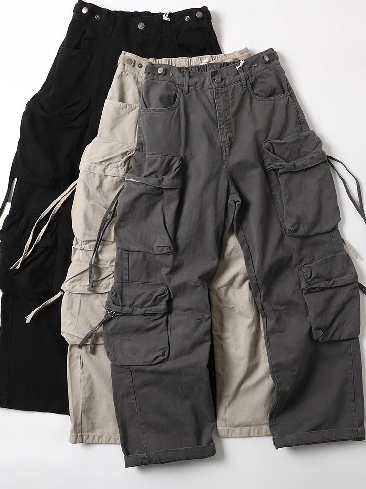 American Sle Loose Wide Leg Casual Pants Men's Straight Cut Long Trousers Pure Cotton Waed down Comfortable Workwear
American Sle Loose Wide Leg Casual Pants Men's Straight Cut Long Trousers Pure Cotton Waed down Comfortable Workwear