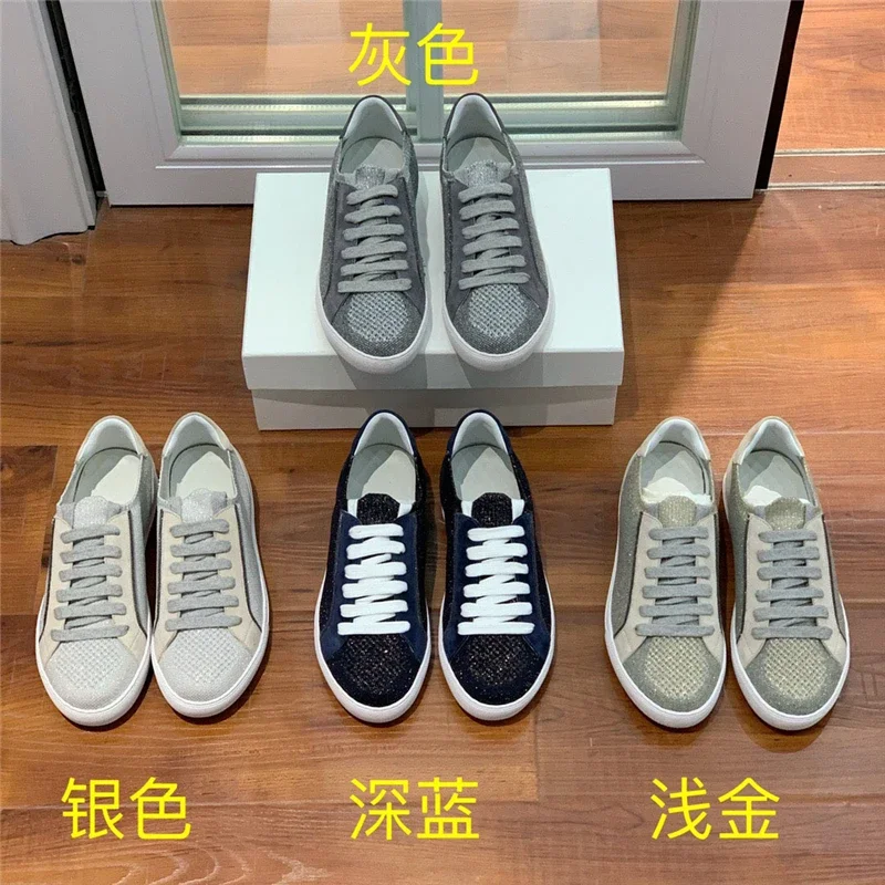 Spring and Autumn New Deerskin Knitted Mesh Breathable Casual Sneakers Lace up Walking Flat Shoes Women's Shoes luxury loafers
Spring and Autumn New Deerskin Knitted Mesh Breathable Casual Sneakers Lace up Walking Flat Shoes Women's Shoes luxury loafers