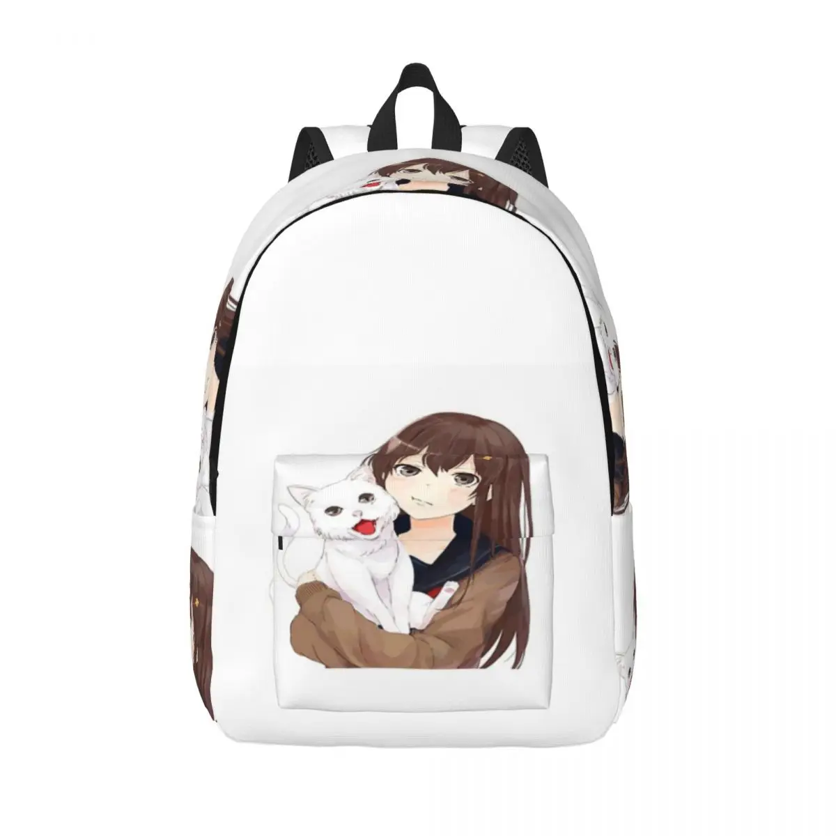Простой и стильный рюкзак в стиле аниме «Девушка и кошка», холщовый рюкзак, женские рюкзаки
Простой и стильный рюкзак в стиле аниме «Девушка и кошка», холщовый рюкзак, женские рюкзаки
