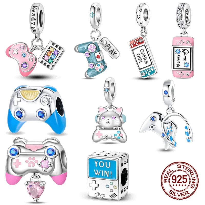 925 Sterling Silver Gamepad Controller Play Games Console Charms Fit 925 Original Beads Bracelet for Women Jewelry Gift Making
925 Sterling Silver Gamepad Controller Play Games Console Charms Fit 925 Original Beads Bracelet for Women Jewelry Gift Making