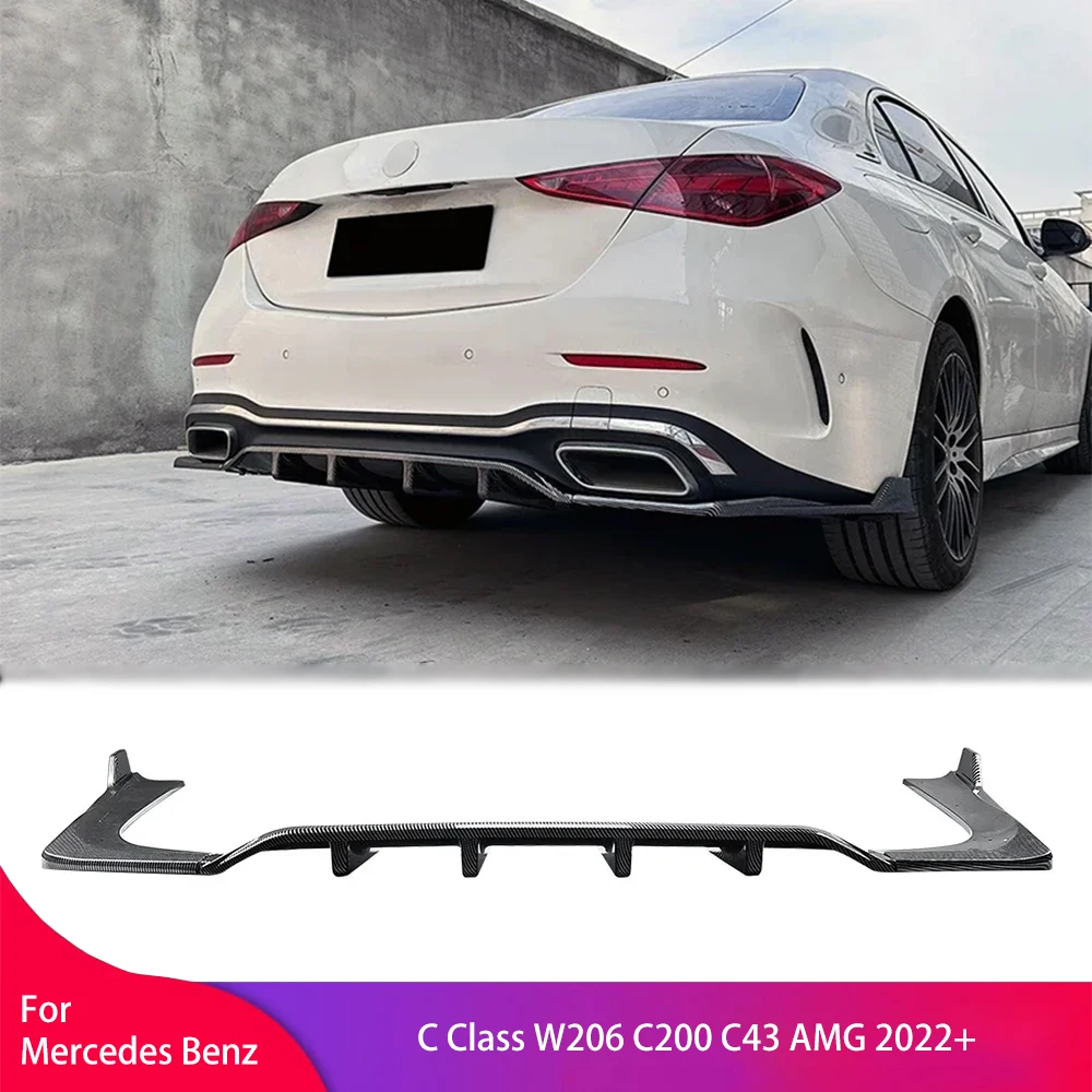 Car Rear Bumper Lip for Mercedes Benz C Class W206 C200 C43 AMG 2022+ ABS Spoiler Body Kit Rear Bumper Protector
Car Rear Bumper Lip for Mercedes Benz C Class W206 C200 C43 AMG 2022+ ABS Spoiler Body Kit Rear Bumper Protector