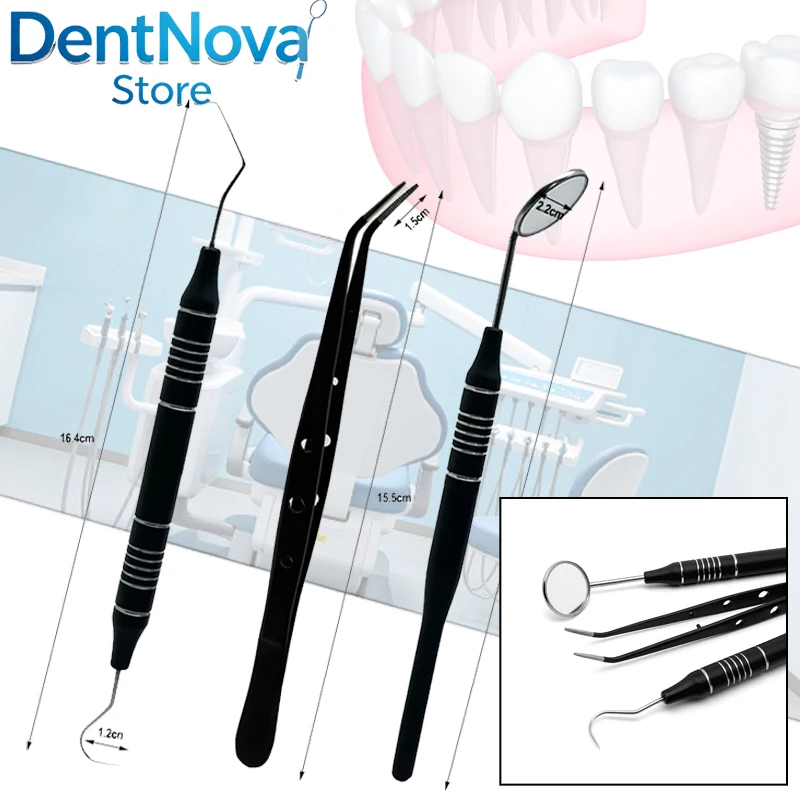 3pcs/Kit Dental Stainless Steel Mouth Mirror Tweezers Curve Probe Professional Dentist Instrument Teeth Care
3pcs/Kit Dental Stainless Steel Mouth Mirror Tweezers Curve Probe Professional Dentist Instrument Teeth Care