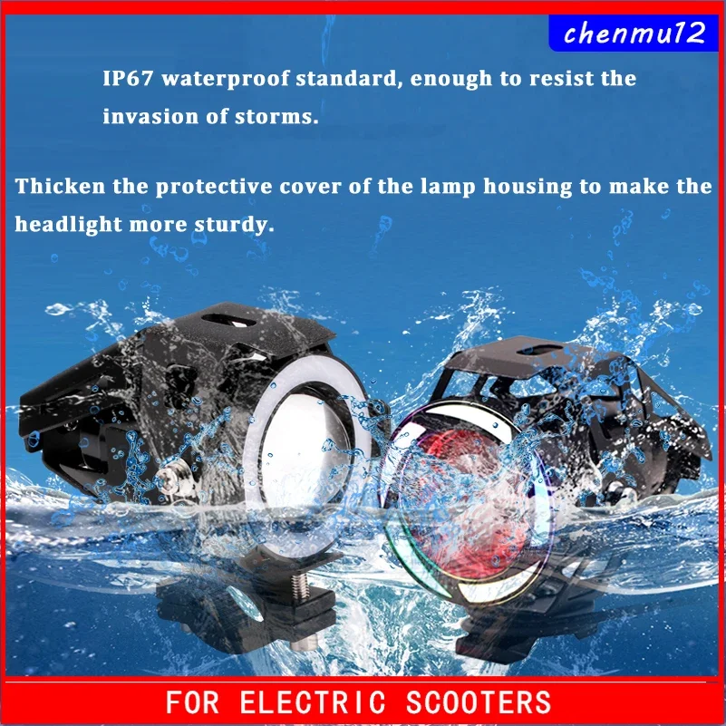 KUGOO G-Booster Electric Scooter Headlight Waterproof Thickened Aluminum Shell Light for Vehicle Motorcycle Accessories
KUGOO G-Booster Electric Scooter Headlight Waterproof Thickened Aluminum Shell Light for Vehicle Motorcycle Accessories