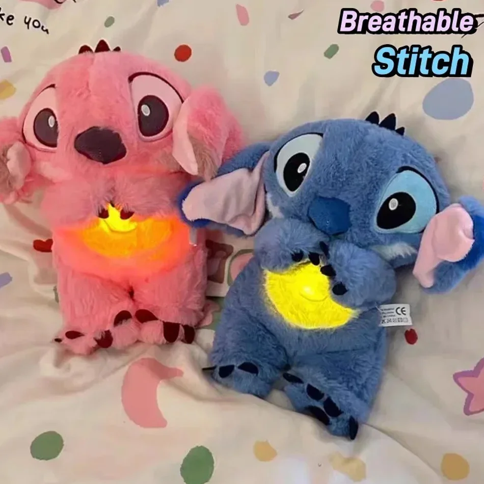 Hot 25cm Stitch Baby Sleeping Companion Sound Soothing Musical Plush With Air Bag And Light Doll Breathing Gifts Kawaii Toys
Hot 25cm Stitch Baby Sleeping Companion Sound Soothing Musical Plush With Air Bag And Light Doll Breathing Gifts Kawaii Toys