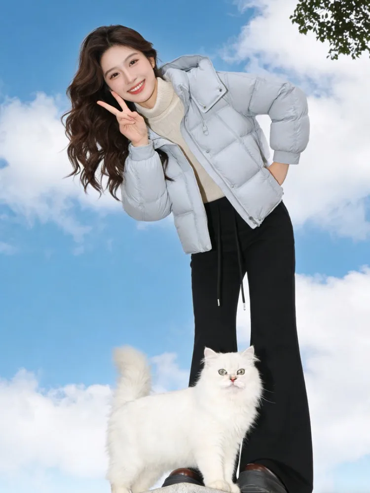 Korean Sle Hooded ort Puffy Bread Sle down Cotton Jaet Women's Thiened Winter Coat Warm Sli Casual Faion
Korean Sle Hooded ort Puffy Bread Sle down Cotton Jaet Women's Thiened Winter Coat Warm Sli Casual Faion