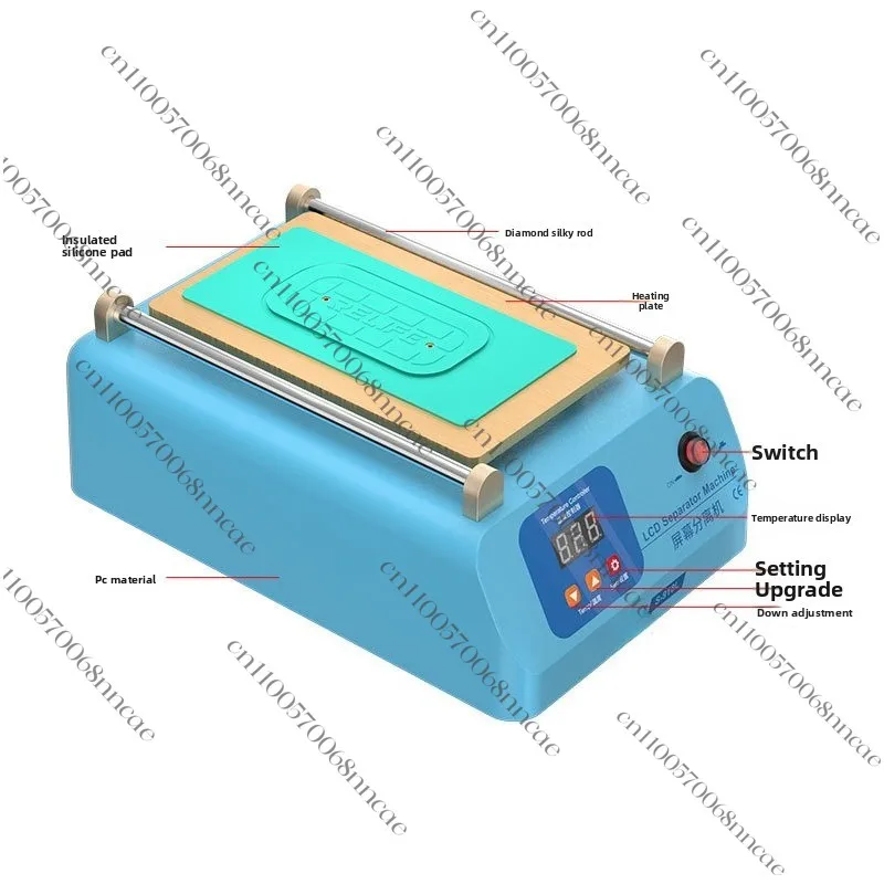 918L 8.5-inch constant temperature screen separator faces the mobile phone screen dismantling LCD glue removal heating platform
918L 8.5-inch constant temperature screen separator faces the mobile phone screen dismantling LCD glue removal heating platform