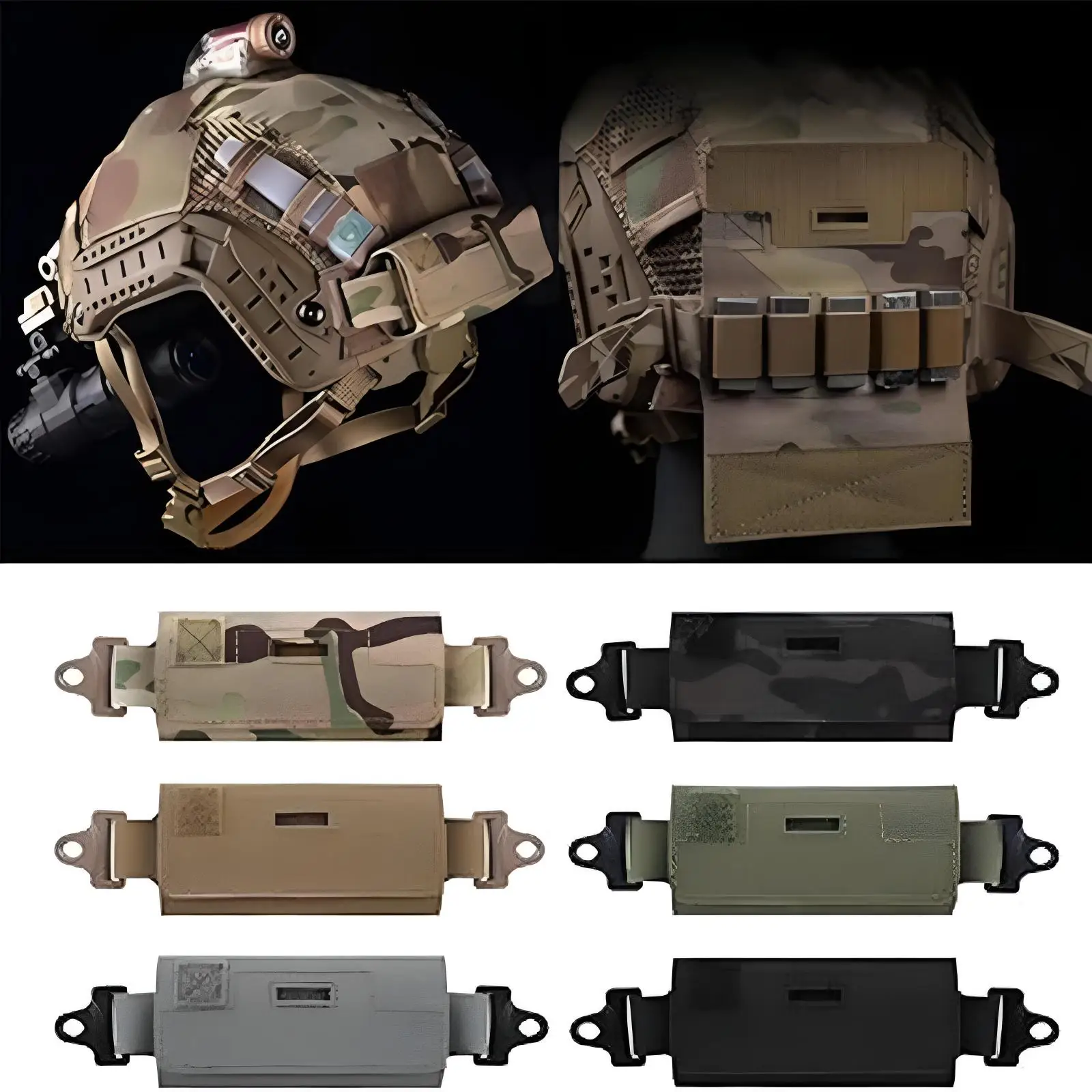 Tactical Helmet Weight System - Rail-mounted Weight Module - Adjustable Weight - Suitable for Outdoor Airsoft CS Games
Tactical Helmet Weight System - Rail-mounted Weight Module - Adjustable Weight - Suitable for Outdoor Airsoft CS Games