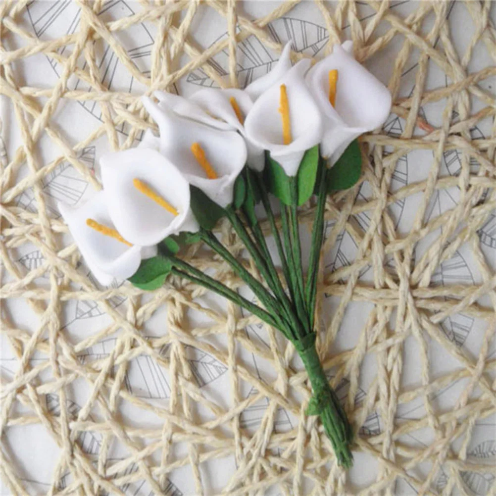 12pcs Mini Artificial Bridal Flowers Party Decor Bouquet PE Real Touch Flower (White)
12pcs Mini Artificial Bridal Flowers Party Decor Bouquet PE Real Touch Flower (White)