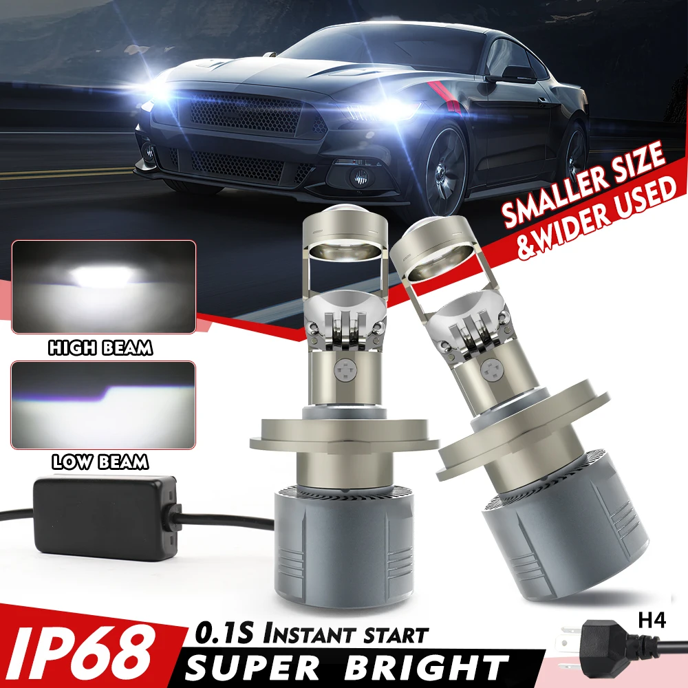 40000LM H4 H7 Led Mini Projector Lens H11 Canbus 9005 HB3 9006 HB4 9012 Hir2 Car Headlight Bulbs Lamp Super Bright 12V 24V 6500K
40000LM H4 H7 Led Mini Projector Lens H11 Canbus 9005 HB3 9006 HB4 9012 Hir2 Car Headlight Bulbs Lamp Super Bright 12V 24V 6500K