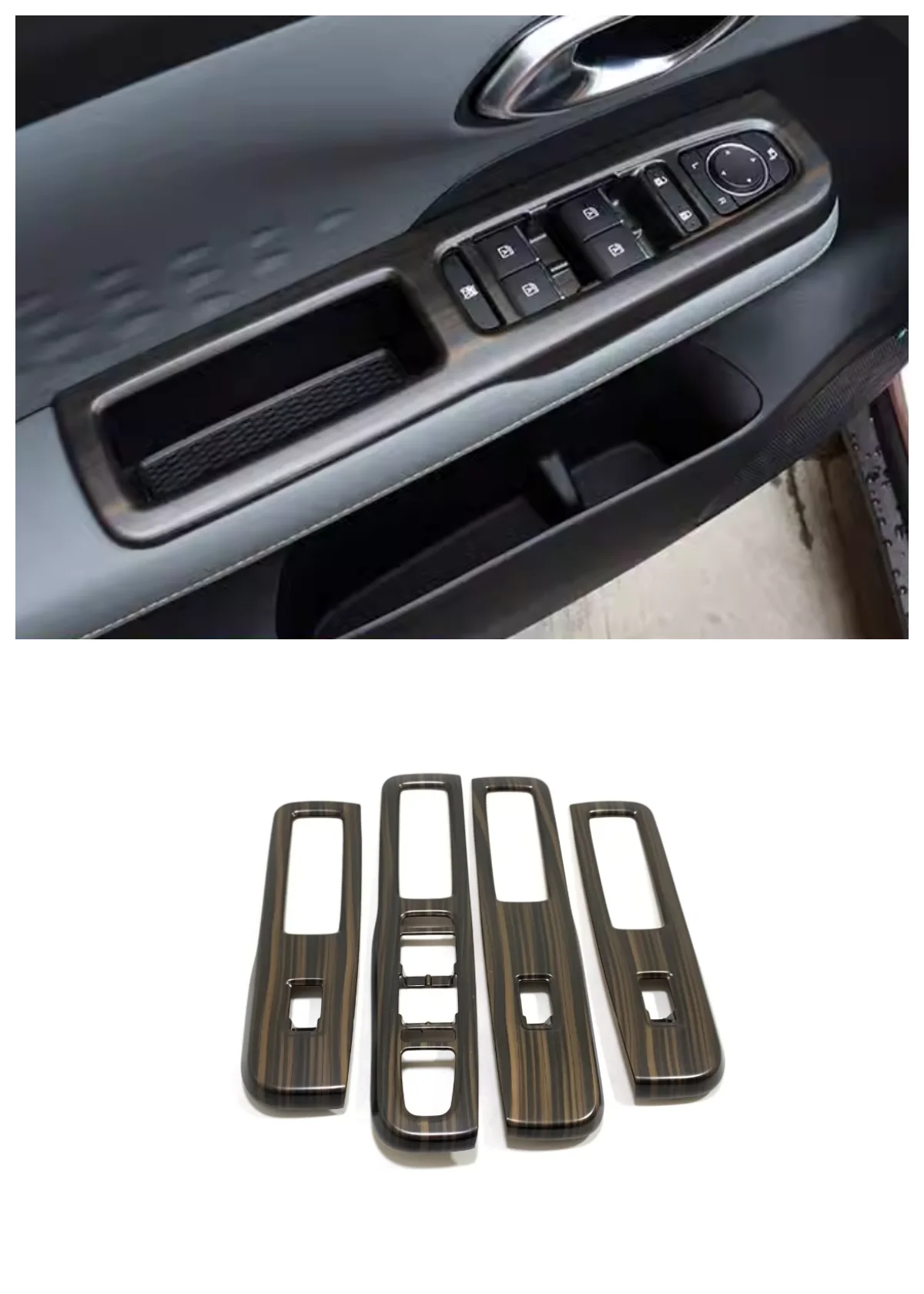 Suitable for GAC Aion Y 2022 glass switch lifting switch ABS decoration Auto Parts carbon fibre Peach wood 4 piece set
Suitable for GAC Aion Y 2022 glass switch lifting switch ABS decoration Auto Parts carbon fibre Peach wood 4 piece set