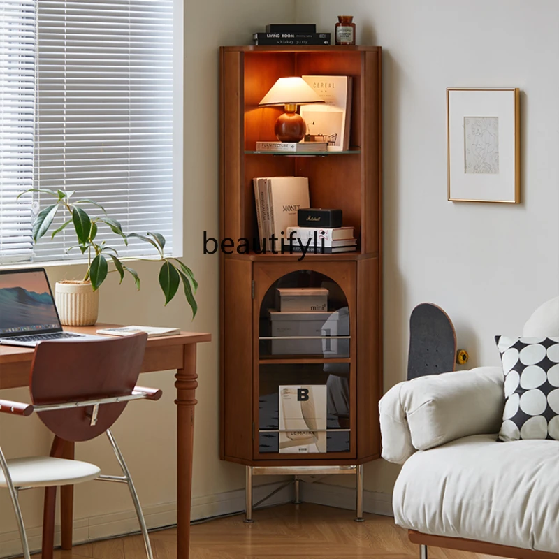 Nordic Solid Wood Corner Simple Living Room Corner Sofa Side Cabinet Retro Bedroom Storage Locker
Nordic Solid Wood Corner Simple Living Room Corner Sofa Side Cabinet Retro Bedroom Storage Locker